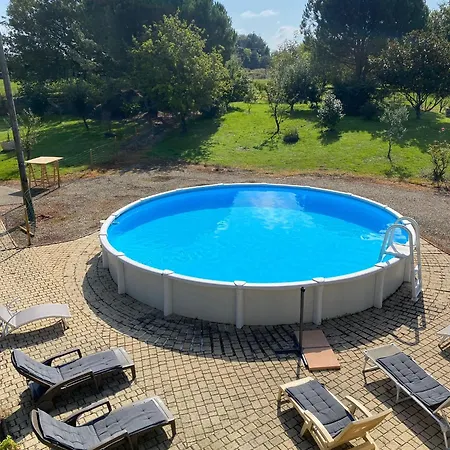 Maison A La Campagne Avec Piscine Et Jacuzzi Vakantiehuis *